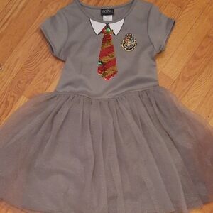 Warner Bros. Gray and Gold Kids Costume Dress